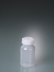 Flaska LDPE 100 ml med skruvkork. Transparent