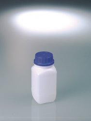 Flaska HDPE 500 ml med kork UN-godkänd