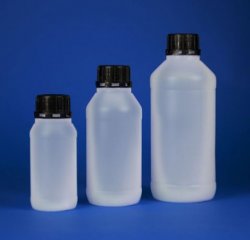 Flaska bred hals säkerhetskork HDPE, 1000 ml