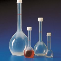 Flaska volymetrisk med skruvkork TPX®, 250 ml