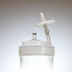 Inversion Transfer Cap for Optimum Growth™ 2.8L/1.6L Flask 7/16" Male Connection -- Sterile, Patented