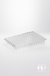 PCR-platta PP, 96x0,1ml, utan kjol, låg profil