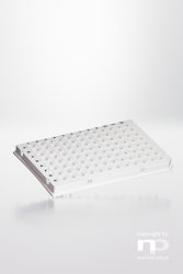 PCR-platta PP, 96x0,2ml, halv kjol, låg profil
