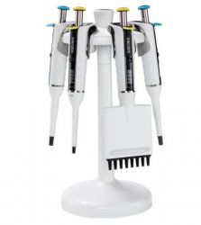 Carousel stand for 6 mechanical pipettes