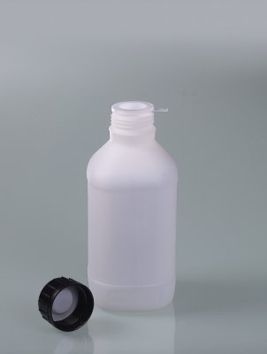 Flaska HDPE 1000 ml UN med kork/64/1