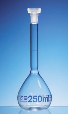 Flaska volymetrisk USP 200ml NS14