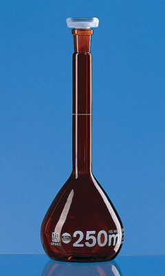 Flaska volymetrisk brun 10ml NS10