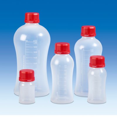 VITgrip lab flaska,250 ml,PP med säkerhetslock/6